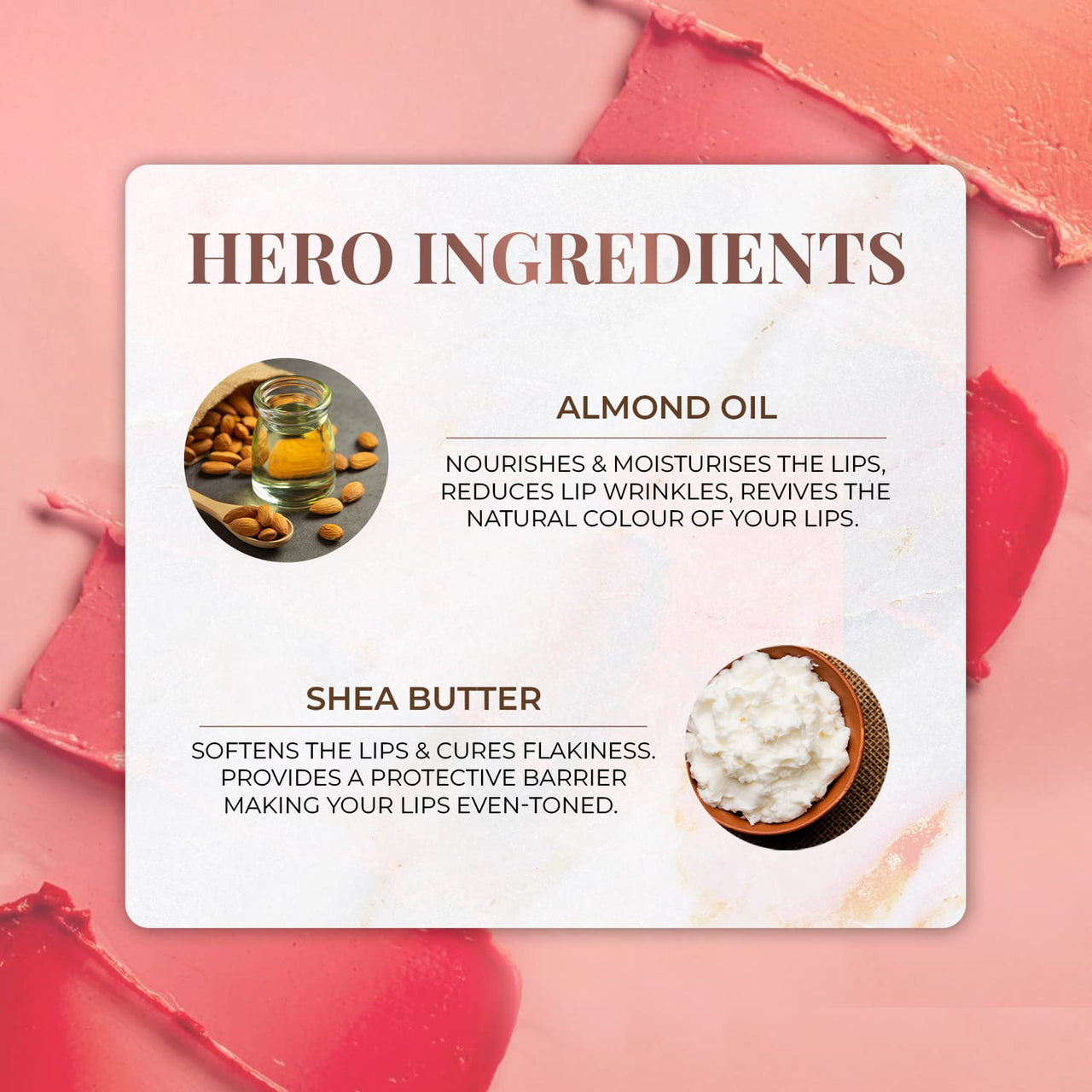 Just Herbs Tinted Lip Balm for Men and Women with SPF 20+ for Dark Lips to Lighten 4 g (Coffee)