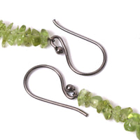 Natural Peridot Chips Crystal Earring, Yoga Jewelry, Meditation Earring, Energy Healing Crystals, Birthday, Gift for Her, Gemstone Jewelry AA+ Quality (Peridot)