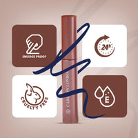 Carlton London Stunnig Black Liquid Eye Liner |Enriched With Vitamin-E |Long Lasting Matte Waterproof Liner, Smudge Proof, Transfer Proof Eye Makeup |Upto 24 Hrs - 5ML(Galactic Blue)
