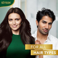Streax Insta Shampoo Hair Colour for Women & Men, Natural Black 1 - Pack of 5|Hair Colour Black|100% grey coverage |Long Lasting Hair Color, easy to use| Ammonia Free Hair Color, No Paraben & Sulphate