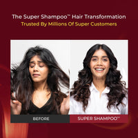 Arata 6-in-1 Super Shampoo | Prevents Hair loss | Restores pH Balance | Boosts Hair Thickness | Reduces Breakage | Fights Microbial Infections | Adds Shine | Shampoo For Women & Men | 150ml