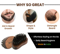 Rubab Men 4-in-1 Beard Kit for Men| Advance Beard Oil, Face & Beard Wash, Beard Brush & Wooden Beard Comb for Men| Daily Care of Beard or Amazing Gift Kit for Men
