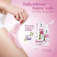 Ayouthveda Vagitone Intimate Hygiene Wash | Enriched With Aloe Vera, Amla & Green Tea | PH Balancing Formula, Prevents Dryness, Itchiness & Bad Odor | For Women (Pack Of 1-100ml)