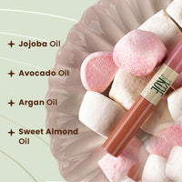 Koe Beauty Double Dip | Candy & Glaze | Sweet Classic Pink Lipstick (2ml) Plus Soft Shimmer Lip Topper (2ml) | Perfect Balance of Color & Shine