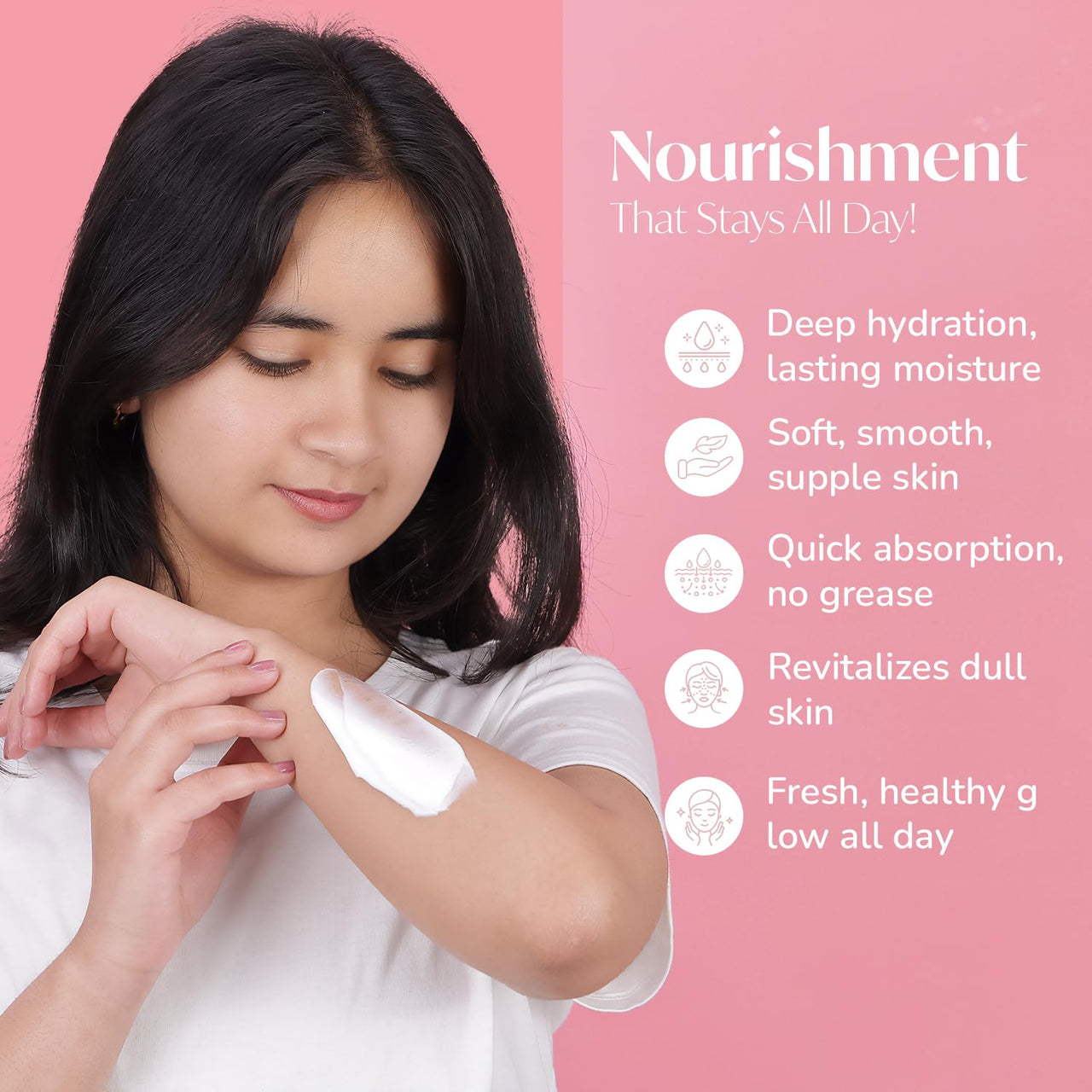 Meglow Pro-Care Moisturizing Body Lotion | Refreshing Peach Body Moisturizer for Women & Men | Hydrating Lotion for All Skin Types-500ml