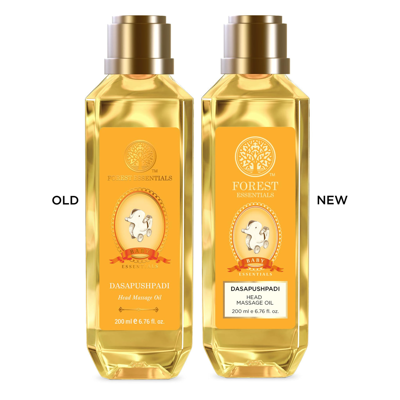 Forest Essentials Baby Head Massage Oil Dasapushpadi | Ayurvedic Baby Hair Oil For Hair Growth | 200 ml