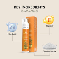AVIMEE HERBAL Soorya Kawach Sunscreen With De-Tan Extract - 50 ml | Spf 50 PA++++ For Broad Spectrum UVA, UVB & Blue Light Protection | For All Skin Types | Light Weight & Non-Greasy | For Men & Women