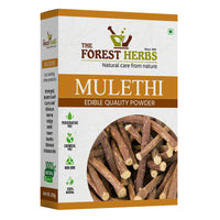 The Forest Herbs Natural Care From Nature Mulethi Powder For Face, Hair (200 Grams) Skin And Body | Edible | Licorice Powder For Skin Care