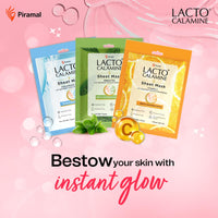 Lacto Calamine Hyaluronic Acid Face Sheet Mask |Instant Hydration |Glycolic Acid & D-Panthenol|30 g
