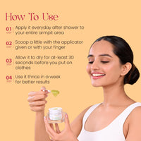 Milagro Beauty Ayurvedic Underarm Gel, Reduces Odour and Pigmentation, Brightening & Whitening Cream, Dark Body Armpits, Neck, Knuckles, Thighs, Elbows, Naturally exfoliates, Safe For Baby knees |Men & Women (50g)