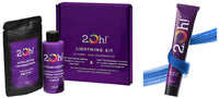 2.Oh! Italian- Blue Hair Color DIY Kit | Semi Permanent Hair Color + Hair Bleach for Hair Color | Hair Highlights for Women & Men | Hair Bleach with Plex & Argan oil| Lightening Kit