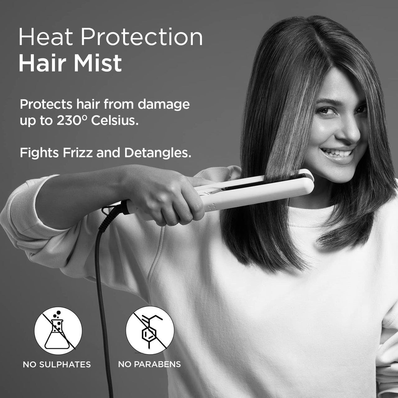 BBlunt Hot Shot Heat Protection Mist | Damage Protect | with Grapeseed Oil & Provitamin B5-150 ml (Pack of 3)