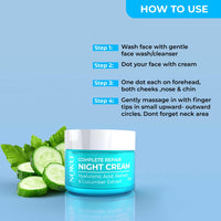 SOKU Retinol Night Cream for Face | Anti Aging Cream For Women & Men | Reduces Fine Lines & Wrinkles | Hyaluronic Acid & Cucumber Extract | Lightweight, Quick-Absorbing | For All Skin Types | 50g