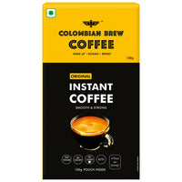 Colombian Brew Original Instant Coffee Powder, Smooth & Strong, 100g Buy 2 Get 1 Free (Hot & Cold Coffee)