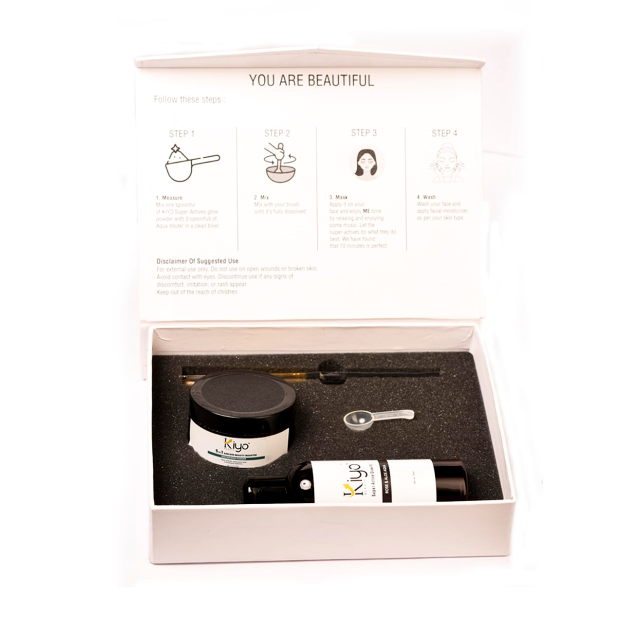 Kiyo Beauty Super Active Glow Kit, Dark Spots, Pigmentation, Brightening, Smooth And Soft Skin, For Men and Women