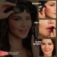 STARSTRUCK BY SUNNY LEONE Blush Stick for Women - Rosy Baby | Blusher | Highlighter | Blush Stick for Cheeks Matte Finish | Waterproof and Long Lasting Blusher, Face Makeup