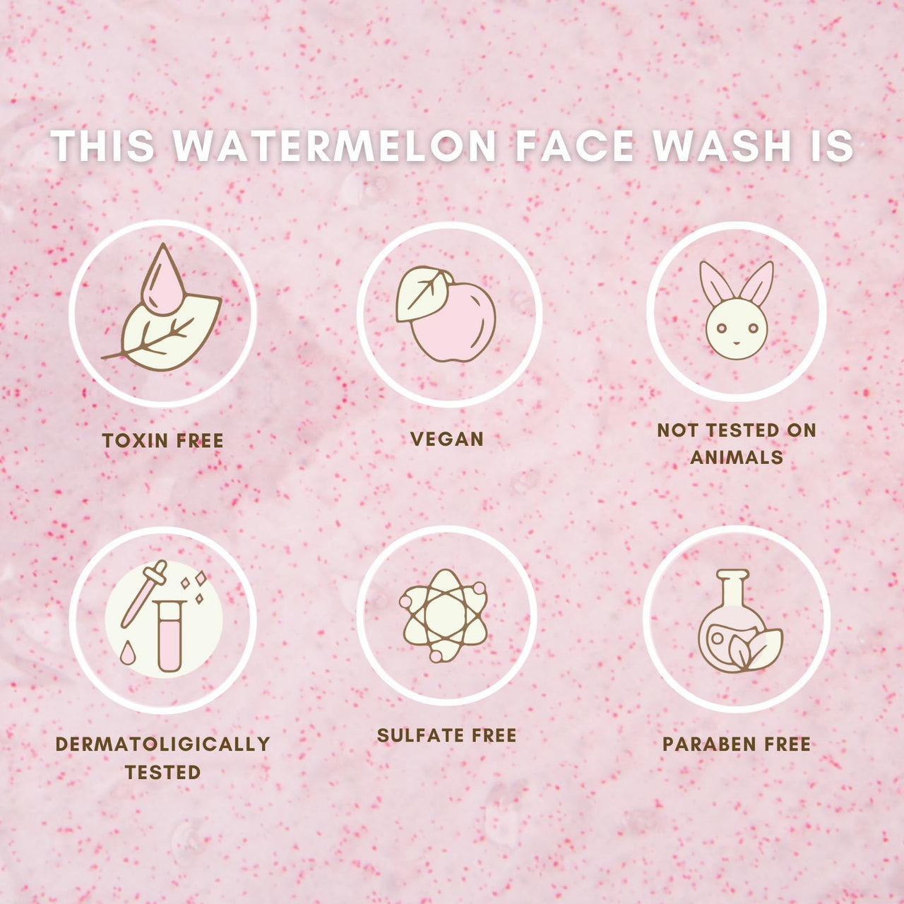 THE SKIN DIET COMPANY Watermelon Face Wash | Refreshing Gentle Cleanser | Hydrates & Boosts Radiance With Hyaluronic Acid & Pro Vitamin B5 | Ideal for All Skin Types | 30ml