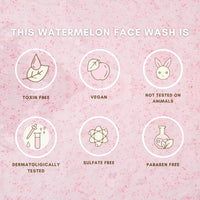 THE SKIN DIET COMPANY Watermelon Face Wash | Refreshing Gentle Cleanser | Hydrates & Boosts Radiance With Hyaluronic Acid & Pro Vitamin B5 | Ideal for All Skin Types | 30ml