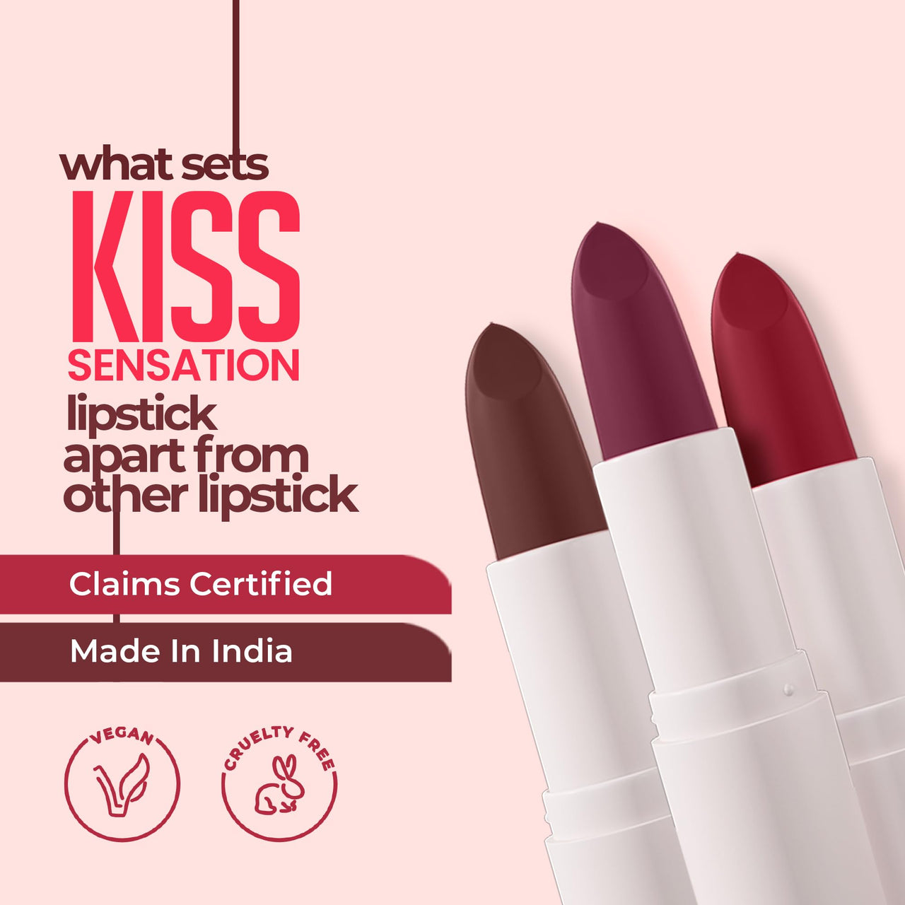Juice Kiss Sensation Lipstick with Goodness of Bio Retinol, & SPF 15 UV protection
