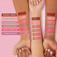 Just herbs Halo Glow Drop Blush Mango Butter + Rice Starch, Weightless Creamy Liquid Blush 10 ml (Gushing Grape)