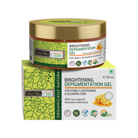 Indus valley Face care combo of Aloe vera gel, Depigmentation Gel and Skin Lightening Brightening Face mask (175ml+50ml+50ml=275ml)