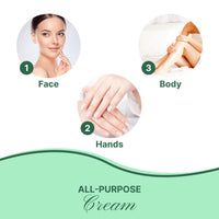 TryOnes Pure Mint Soft Light Moisturizing Cream With Vitamin E For All Skin Types 100% Natural, 0% Chemicals_Mint_50g