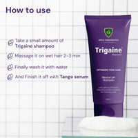 Trigaine Shampoo 200ml | pH Balanced Best Daily Shampoo For Heat Treated & Color Damaged Hair | Protein Intensive Dermatologist-Recommended Everyday Use for Women & Men