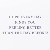 American Greetings Get Well Soon Card (Every Day) Every Day