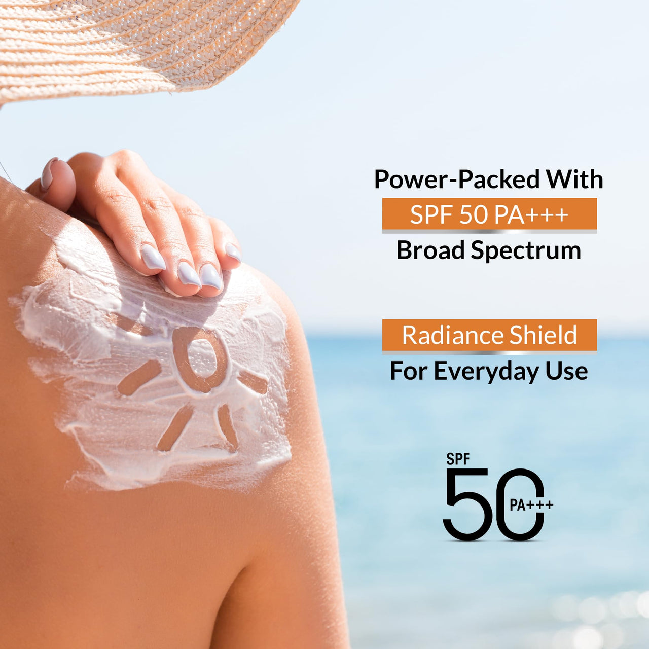 OG BEAUTY SCIENCE SPF 50 PA+++ Sunscreen with Vitamin C & Liquorice Extract - Dermatologically Tested - Broad Spectrum (20 ml)