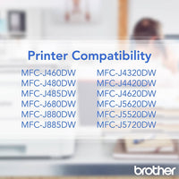 Brother Printer LC2033PKS Multi Pack Ink Cartridge, Cyan/Magenta/Yellow