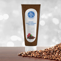 The Moms Co Natural Cranberry Coffee Face Scrub for Radiant and Clearer Skin with Cranberry, Coffee and Vitamin C (75gms)