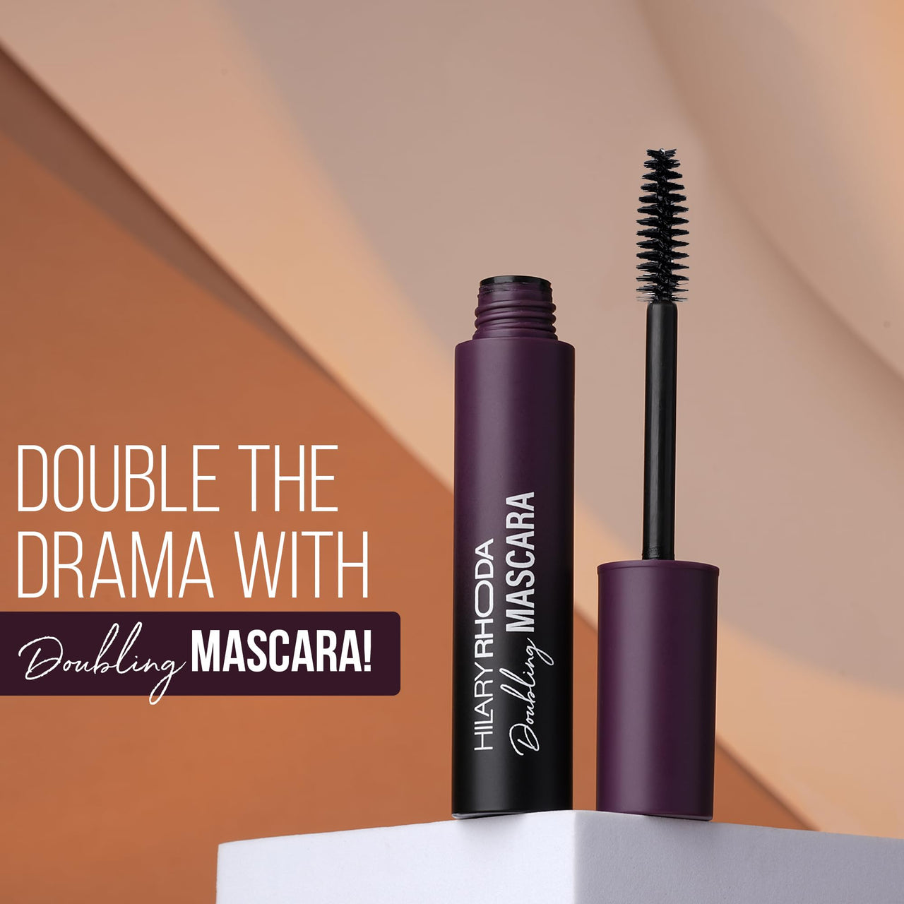 Hilary Rhoda Doubling Mascara | Volumizing & Waterproof Mascara | Smudge-Proof Formula | No Clumping Mascara | Quick Drying | 12ml