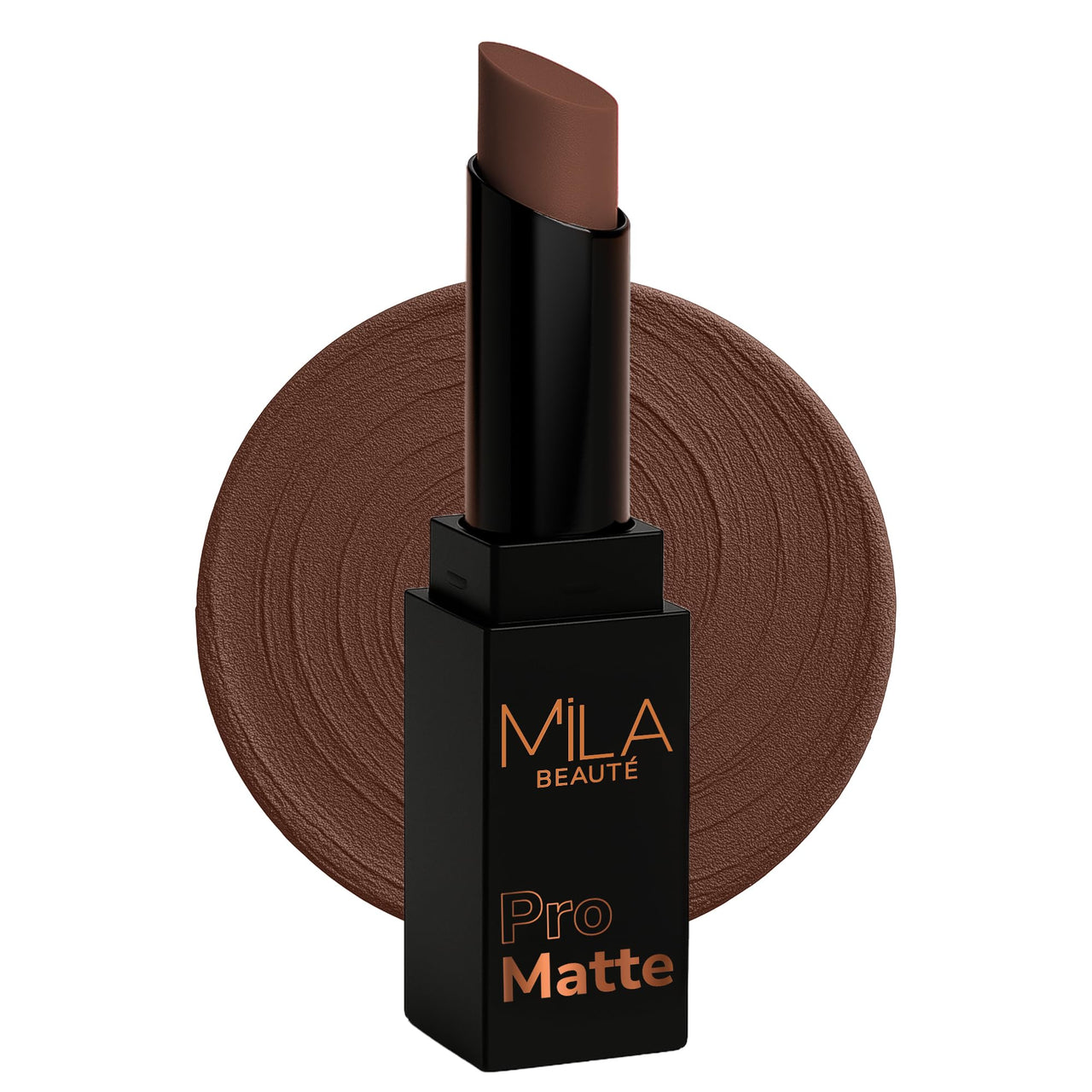 Mila Beauté Pro Matte Lipstick | Highly Pigmented & Long lasting | Semi Matte Finish | Light Weight Lipstick | Single Swipe Application | Luxurious Lip Color | Shade - (Marykom, 4.2g)