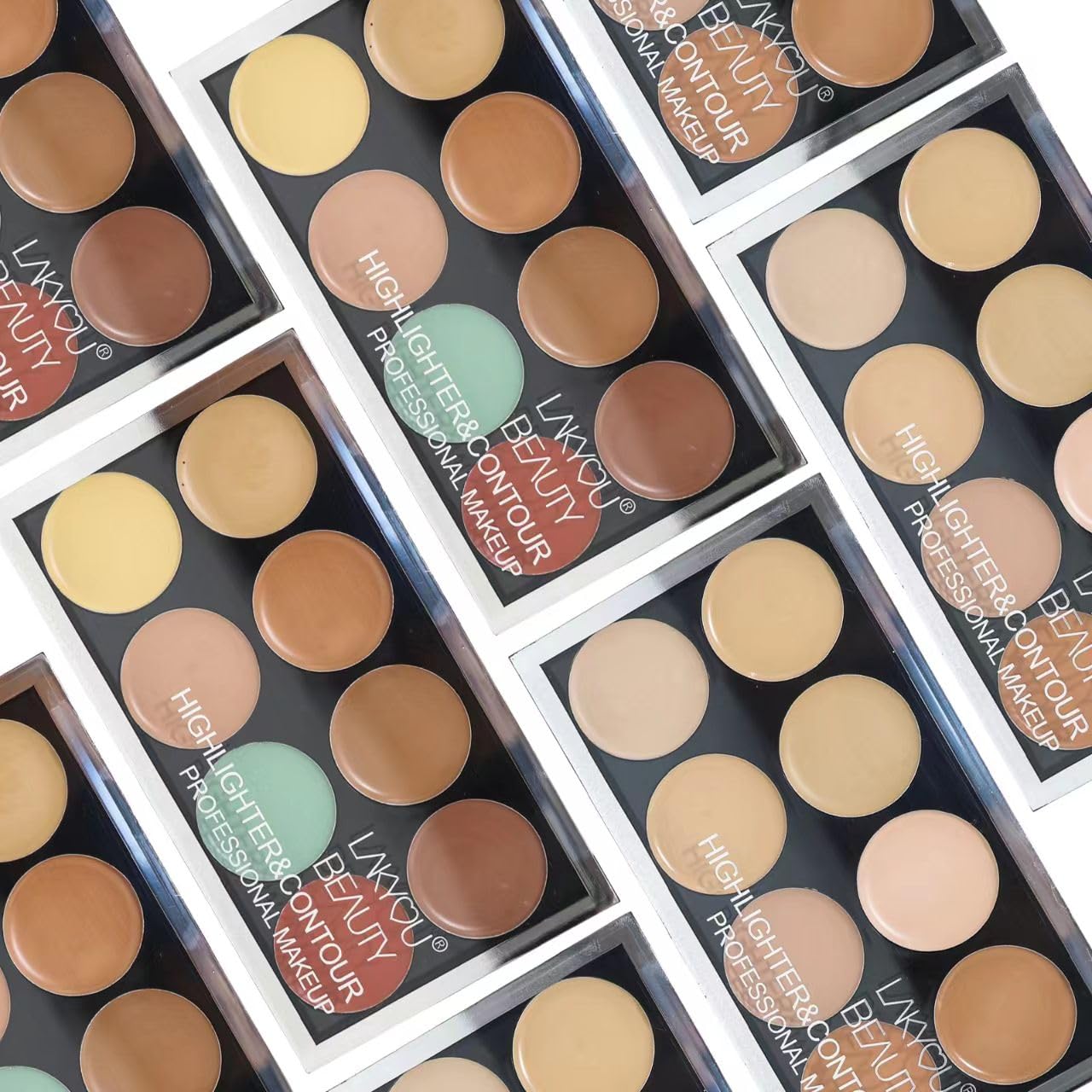 Lakyou Beauty Concealer Palette | Light Weight Multi-Purpose Concealer Color Corrector Palette | Shade-02,12G |