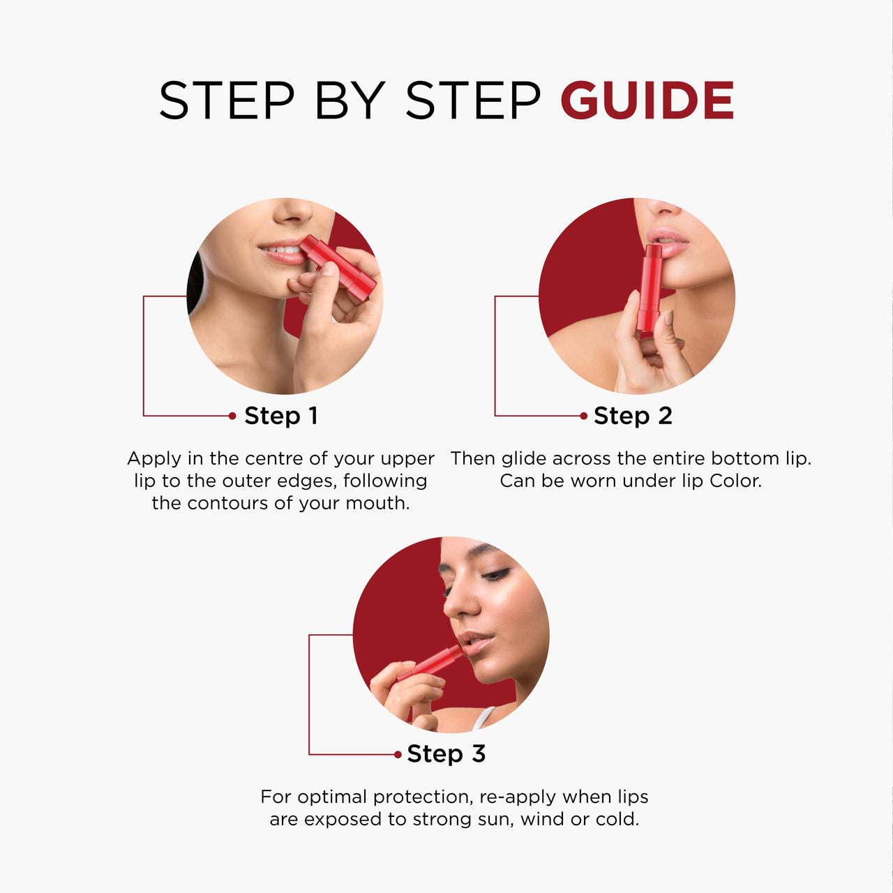 Oshea Herbals Nourishing Cherry Lip Balm for Men & Women with SPF 15 | Instant Hydration, Relieves Dry & Chapped Lips | Enriched with Shea Butter & Castor Oil (Pack of 2) 4.5 g