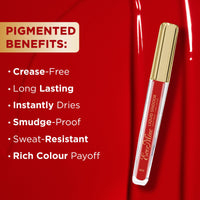 Hilary Rhoda Ever Mine Liquid Sindoor | Long Lasting | Smudge-Proof & Sweat-Resistant | Crease-Free Sindoor | Quick Drying Formula | Highly-Pigmented | 4ml (My Red)