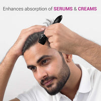 Sotrue Derma Stamp for Hair Growth | Stainless Steel Coated Adjustable Needles 0.25mm to 3mm | 140 Microneedling Stamp for Skin Repair, Face, Hair & Beard Growth | Reduces Acne Scars | Safe & Effective To Use
