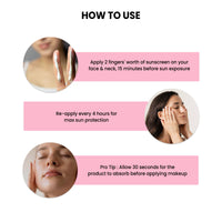 ThriveCo Water-based Sunscreen | Broad Spectrum & Spf 50 Pa++++ | UV A & UV B Protection | With Dewy Finish | Sweat-resistant, Non-sticky & Highly Absorbant | For All Skin Types, Men & Women | 30ml