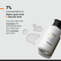 Minimalist 7% ALA + Glycolic Brightening Face Wash | With ALA For Glowing Skin, AHA for Exfoliation and Vitamin B5 For Hydration | Sulphate-free | Fragrance- free | For Men & Women | 100 ml