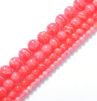 Natural Stone Beads 10mm Watermelon Gemstone Round Loose Beads Crystal Energy Stone Healing Power for Jewelry Making DIY,1 Strand 15