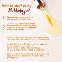 Nat Habit Patchouli Manjistha Mukhalaya, Face Oil For Aging & Wrinkle Protection with Blend of 14 Cold Pressed Oils, No Mineral Oil or Chemicals (30ml)