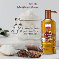 Bryan & Candy Shower Gel with Aloe Vera. Gentle, Moisturizing Body Wash for Soft, Supple Skin (Cocoa Shea Shower Gel, 500ml)