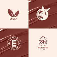Carlton London Liquid Matte Chuffed Kiss Mocha Me Lipsticks |Enriched with Vitamin E, Avocado Oil | Matte Finish, Non-Sticky and Non-Drying | Upto 12 Hrs- 3ML (Nutella Kiss)