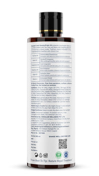Singular Anti Dandruff Hair Oil for Nourishes & Hydrates Scalp Dandruff-Free Hair | Pure & Natural Cold Pressed Oil Infused with Nature's Best Tea Tree, Coconut, Peppermint, Neem, Rosemary, Argan Oil with Vitamin E | Ideal for Dandruff-Prone Scalp | 400 m