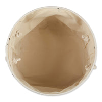Bone Dry 5511 Pet Storage Collection Paw and Bone Print, Medium Round, Nautical Blue Medium Round, 12x15x15