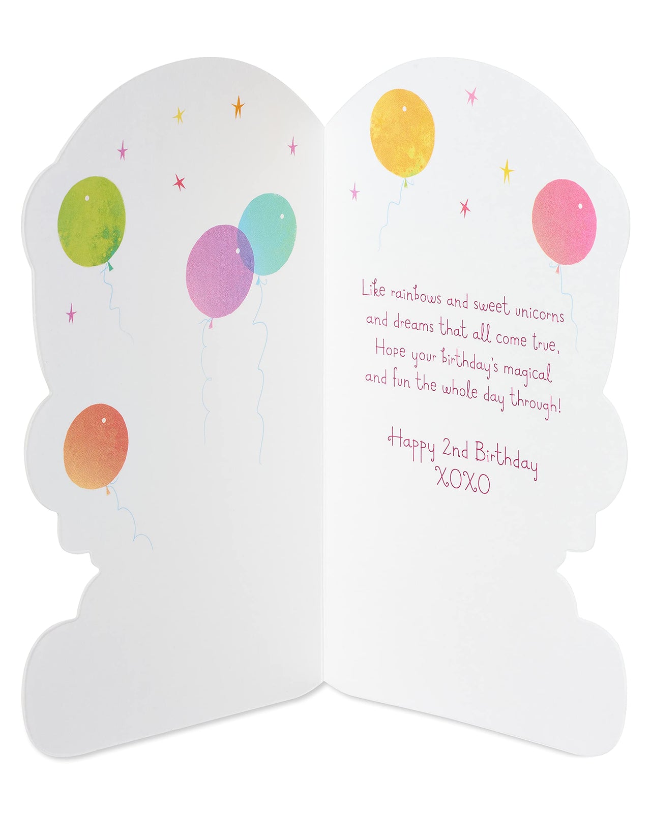 American Greetings 2nd Birthday Card (Unicorn)