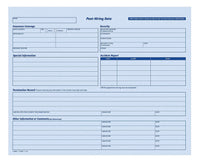 Adams Employees Personnel File Folder, Heavy Card Stock, 11-3/4 x 9-1/2 Inches, Pack of 20 Folders (9287ABF) ,Blue/White 1 PACK