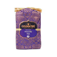 Golden Tips Nilgiri Black Tea Loose Leaves Brocade Bag (100 Gram, 50 cups)