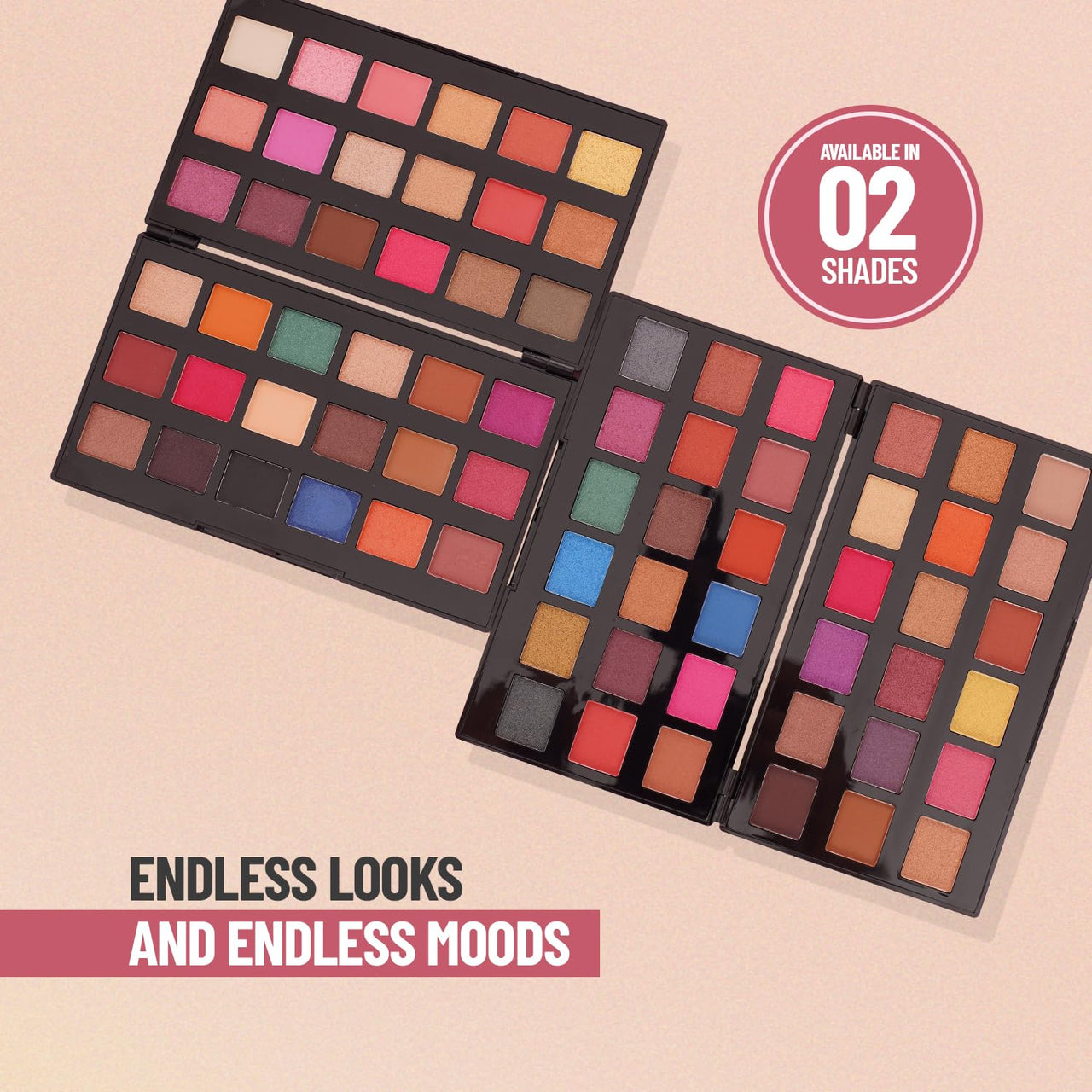 Swiss Beauty Winky 36 Color Eyeshadow Palette | Long-lasting | 36 Highly Pigmented Shades | Multicolor-02, 60gm