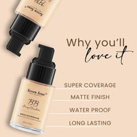 Seven Seas BB Gracefull Foundation | Aqua Nourishing Foundation for Face Makeup | Smooth Application | Full Coverage Foundation for Women (Nude-30ML)